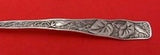 Orchids by Towle Sterling Silver Mustard Ladle Goldwashed 5 1/4"
