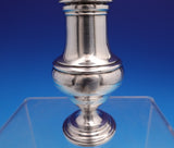 English Sterling Silver Pepper Shaker Salt Dip Set Crichton c1910 7.5 oz (#9228)