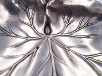Reed and Barton Sterling Silver Candy Dish #X102A w/Two Leaves Vine Handle #7813