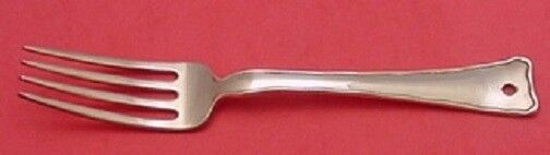Lap Over Edge Plain By Tiffany Dinner Fork Lap Over Front Square Rare, Copper