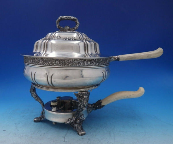 Chrysanthemum by Tiffany and Co Sterling Silver Chafing Dish with Warmer (#6440)