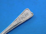 Lap Over Edge Acid Etched by Tiffany Sterling Butter Spreader FH 6" Dragonfly