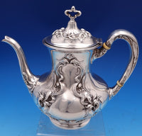 Eton by Wallace Sterling Silver Coffee Pot Large Art Nouveau #1160 8" (#8401)