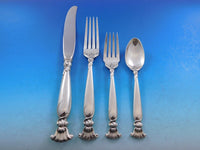 Romance of the Sea Wallace Sterling Silver Flatware Set Shell Motif Dinner 59 Pc