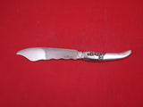 Lap Over Edge Acid Etched by Tiffany Sterling Fish Knife HHAS w/shells & seaweed