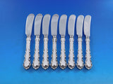 Georgian Rose by Reed & Barton Sterling Silver Butter Spreader HH Padd Set 12 pc