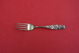 Flora by Shiebler Sterling Silver Baby Fork w/ forget me not 4 1/4"