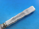 Lap Over Acid Etched by Tiffany Sterling Silver Regular Knife Mushrooms 9 1/4"
