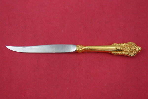 Grande Baroque Vermeil By Wallace Sterling Silver Steak Knife original 9 1/4"