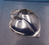 Tiffany and Co Sterling Silver Nut Dish Leaf Shape with Feet 1.25 ozt. (#7035)