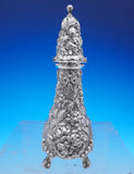 Rose by Stieff Sterling Silver Salt and Pepper Shaker Set 2pc #12A (#8904)