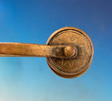 Victorian Brass Skirt Lifter with Large Butterfly on Both Sides 5 1/2" (#J1341)