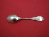 George Adams English Sterling Silver Dinner Spoon engraved crest London 8 1/2"