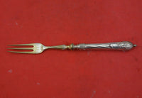 Rocaille by Gebrüder Reiner German 800 Silver Fruit Fork HH AS GW Acid Etched