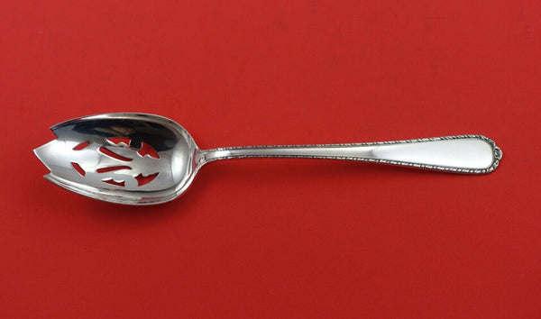 Pine Tree by International Sterling Silver Pierced Serving Spoon fancy 8 1/2"