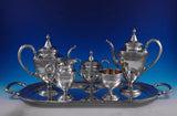 Wedgwood by International Sterling Silver Tea Set 6pc (#8833) Fabulous!