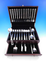 Avanti by Celsa Mexico Sterling Silver Flatware Set 12 Service Modern 76 pieces