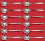 Madeira by Towle Sterling Silver Cream Soup Spoon Set 12 pieces 6 1/4"