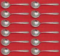 Madeira by Towle Sterling Silver Cream Soup Spoon Set 12 pieces 6 1/4"