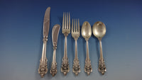Grande Baroque by Wallace Sterling Silver Flatware Set Service 48 Pieces