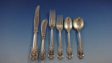Grande Baroque by Wallace Sterling Silver Flatware Set Service 48 Pieces