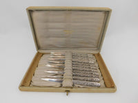 Vine by Tiffany and Co. Sterling Silver Fruit Knife Set in Original Box Serrated