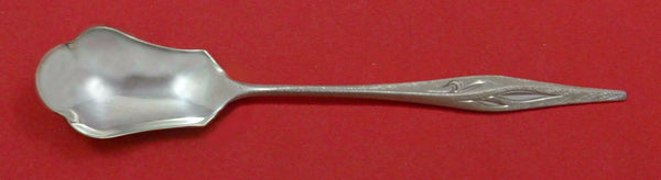 Dawn Mist by Wallace Sterling Silver Relish Scoop Custom Made 5 3/4"