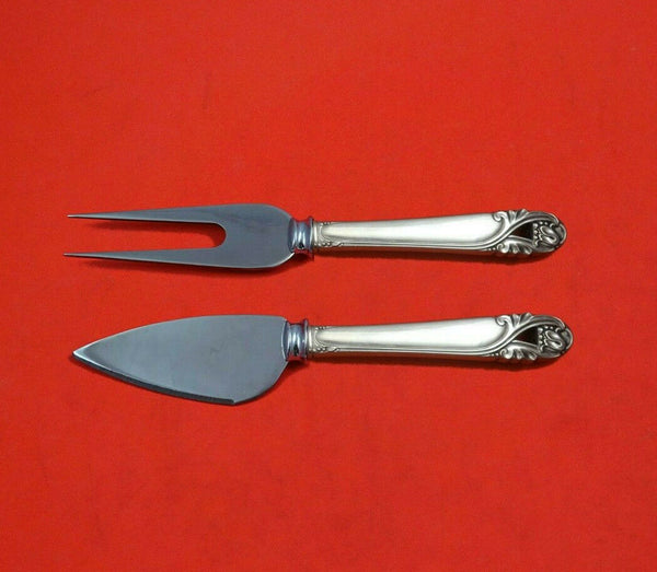 Spring Glory by International Sterling Silver Hard Cheese Serving Set 2pc Custom