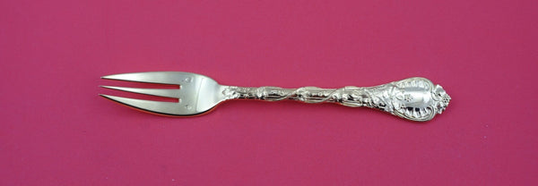 Demidoff Vermeil by Odiot French Sterling Silver Pastry Fork unused 6 1/4"