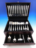 Autumn Leaves by Reed & Barton Sterling Silver Flatware Set 12 Service 65 pcs