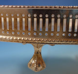 Sheffield Silverplate Tea Tray Gallery Style 2 1/2" x 22" x 12" (#2041)