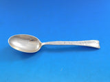 Lap Over Acid Etched by Tiffany Sterling Silver Teaspoon with Arbutus Flower 6"