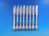 Royal Rose by Wallace Sterling Silver Butter Spreader HH Modern Set 12 pcs