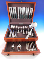 Modern Vietnam 900 Sterling Silver Flatware Set for 12 Service 76 Pieces BacSon