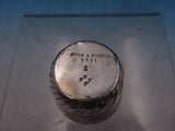 English Sterling Silver Salt Dip Master w/ Cobalt Liner #9391 London 1887 #6519