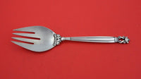 Acorn - Estate by Georg Jensen Sterling Silver Salad Serving Fork #112  9 1/2"