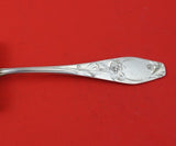 German .800 Silver Asparagus Server Hooded FH AS Pierced Bright-Cut 9 1/4"