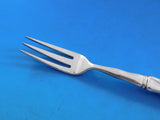 Lap Over Edge Acid Etched by Tiffany Sterling Fruit Fork HHAS w/ Mushrooms 7"