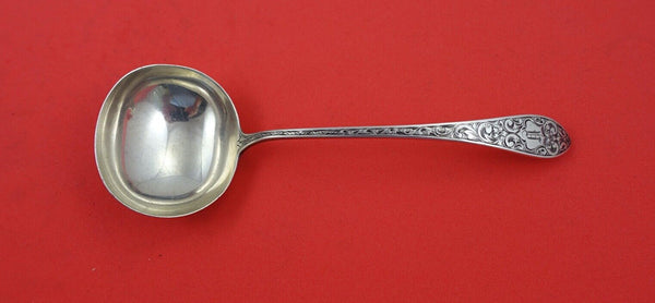 Colonial B Engraved by Whiting Sterling Silver Sauce Ladle  5 5/8"
