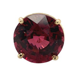 14k Yellow Gold 8.85 Carat TW Rhodolite Genuine Garnet Stud Earrings (#J7381)