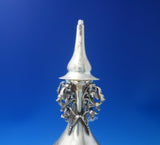 Shiebler Sterling Silver Liquor Bottle with Cut Crystal #4852 c.1900 (#5719)