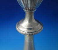 Gadroon Sterling Silver Candlestick Pair #2538 12 1/4" x 5 3/4" c.1930 (#5889)