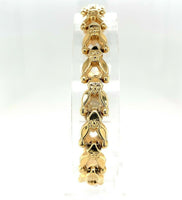 14k Yellow Gold Fancy Bracelet (#J5533)