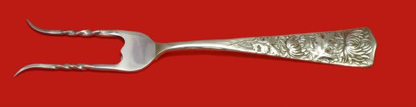 Chrysanthemum by Shiebler Sterling Silver Baked Potato Fork Custom Made 7"
