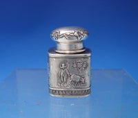 Neresheimer and Sohne German .925 Silver Snuff Box with Figural Scenes (#7209)