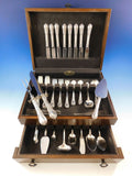 American Victorian by Lunt Sterling Silver Flatware Set for 8 Service 59 pieces