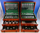 Queen Anne Williamsburg by Stieff Sterling Silver Flatware Set 48 Service 296 Pc