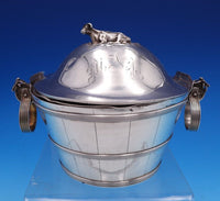 Gorham Sterling Silver Butter Dish Wash Tub Style w/ 3-D Cow Bug Handles (#7595)