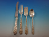 Bridal Bouquet by Alvin Sterling Silver Flatware Set for 8 Service 50 pieces