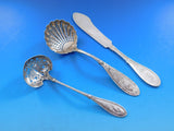 Japanese by Whiting Sterling Silver Flatware Set 8 Service 53 pc Aesthetic Birds
